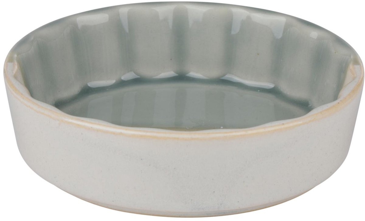 Alpina Ronde Keramische Serveerschaal Set - 4 stuks, Grijs, 12 cm