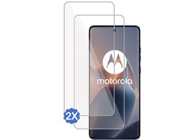 2x TechNow Screenprotector geschikt voor Motorola Edge 60 Pro Screenprotector - Gehard Glas - Rounded - Proteqt+