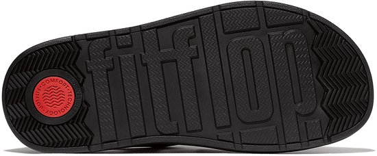 Sandales de pêcheur FitFlop Gen-FF en cuir NOIR - Taille 38