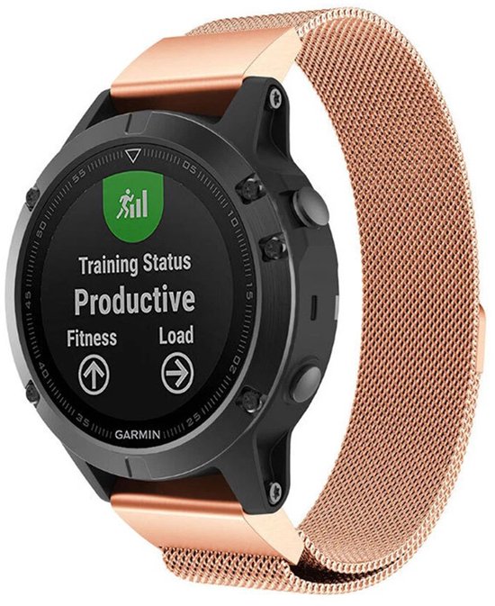 FFO2World Garmin Milanees Bandje QuickFit - voor Garmin - voor Garmin