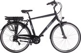 AMIGO E-Alvor D2 Elektrische Fiets - E-bike 28 Inch - 53 cm - Herenfiets met 7 Versnellingen - V-Brakes - 536 Wh Accu - Matzwart
