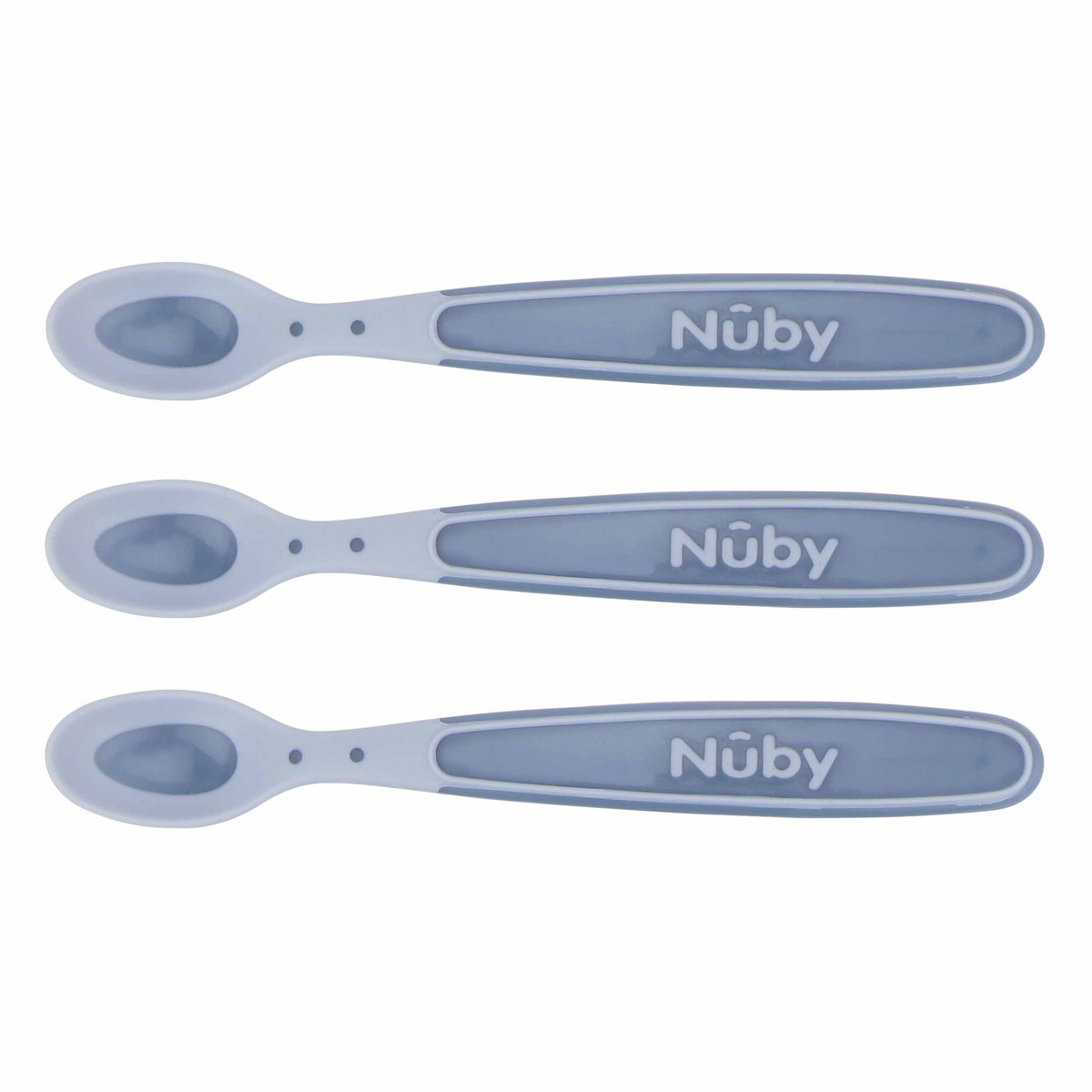 Goedkoopste Nuby - Warmtegevoelige babylepels - Kleur niet zelf te kiezen - 3St