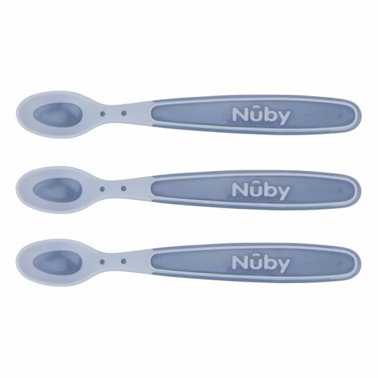 Nûby - Warmtegevoelige babylepels - 3St