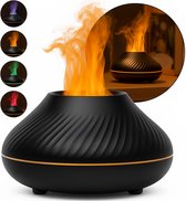 Boncy® Bonfire Aroma Diffuser – Luchtbevochtiger Aromadiffusers met 4 Licht-opties – Geurverspreider Vernevelaar – Aromatherapie Aromadiffusers - etherische olie Verdamper Verstuiver