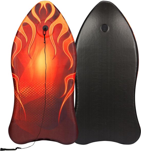 Waimea Bodyboard - Ergo Shape II - Rood/Oranje/Zwart