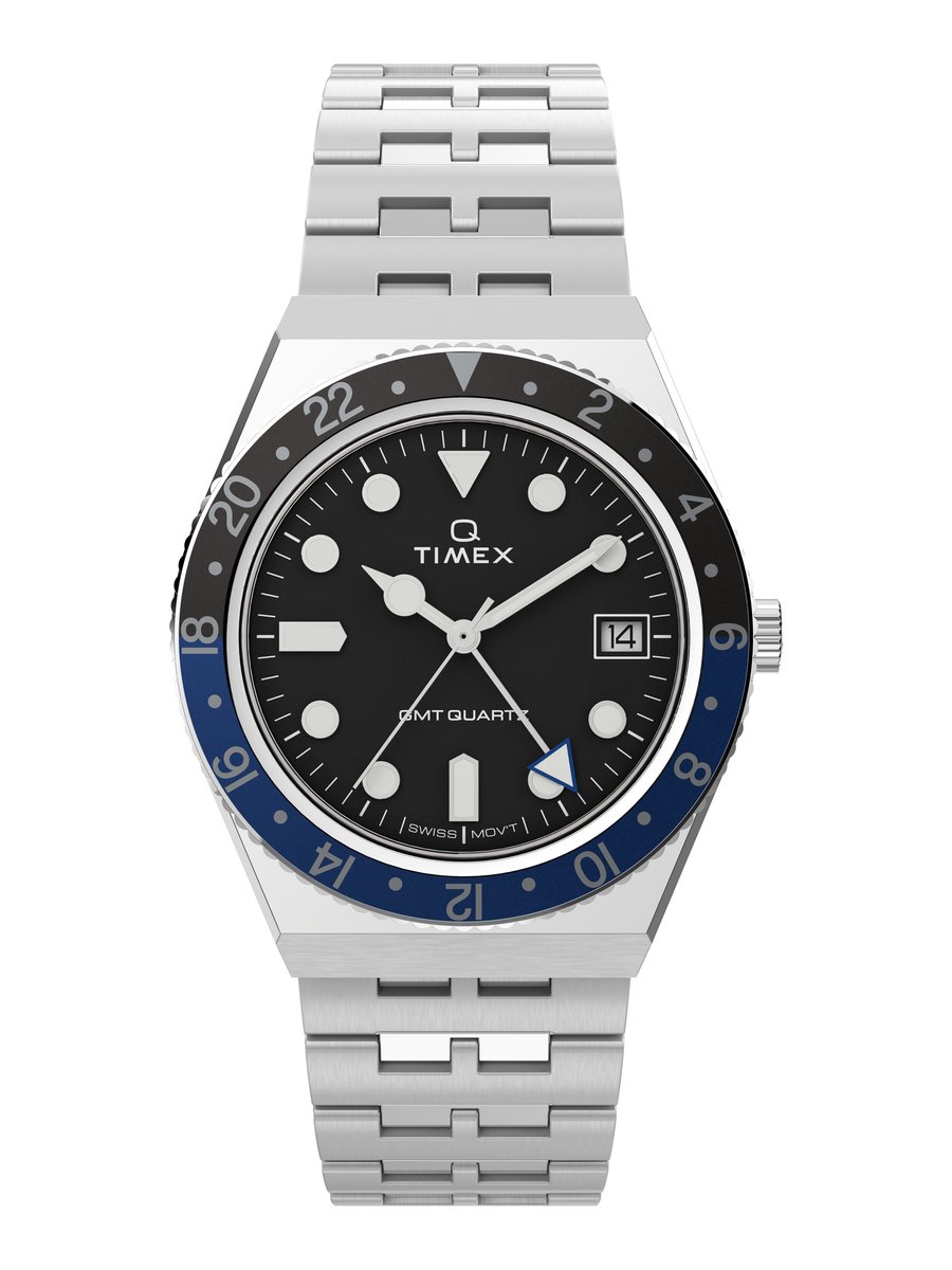 Timex Q Reissue TW2V38100 Horloge - Staal - Zilverkleurig - Ø 38 mm