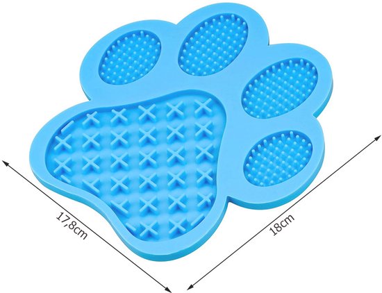 Anti-stress likmat voor honden en Katten - 18 x 17,8 cm
