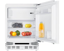 Inventum IKV0822D onderbouw koelkast 82 cm - Vriesvak - 111 liter - 2 plateaus - Deur op deur - Wit