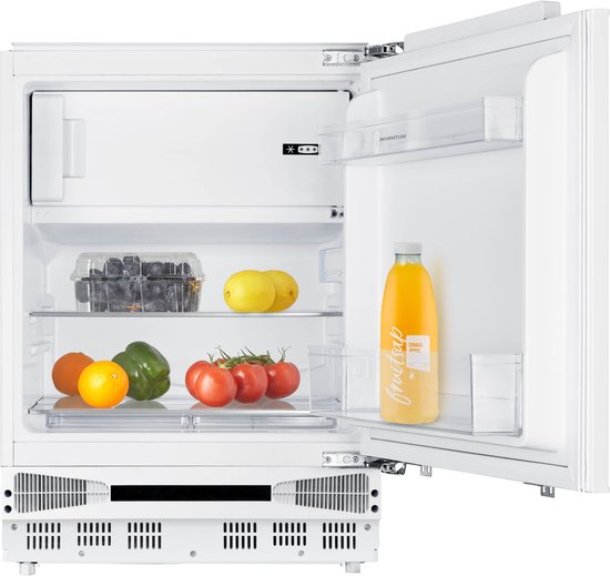Inventum IKV0822D onderbouw koelkast 82 cm - Vriesvak - 111 liter - 2 plateaus - Deur op deur - Wit