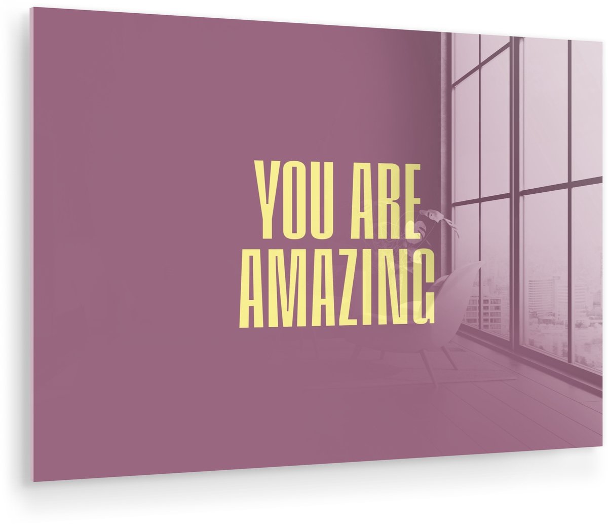 Tekst - Paars - Amazing