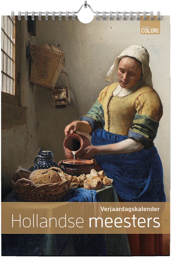 Verjaardagskalender Hollandse Meesters - Wandkalender A4 staand - Verjaardagskalender volwassenen