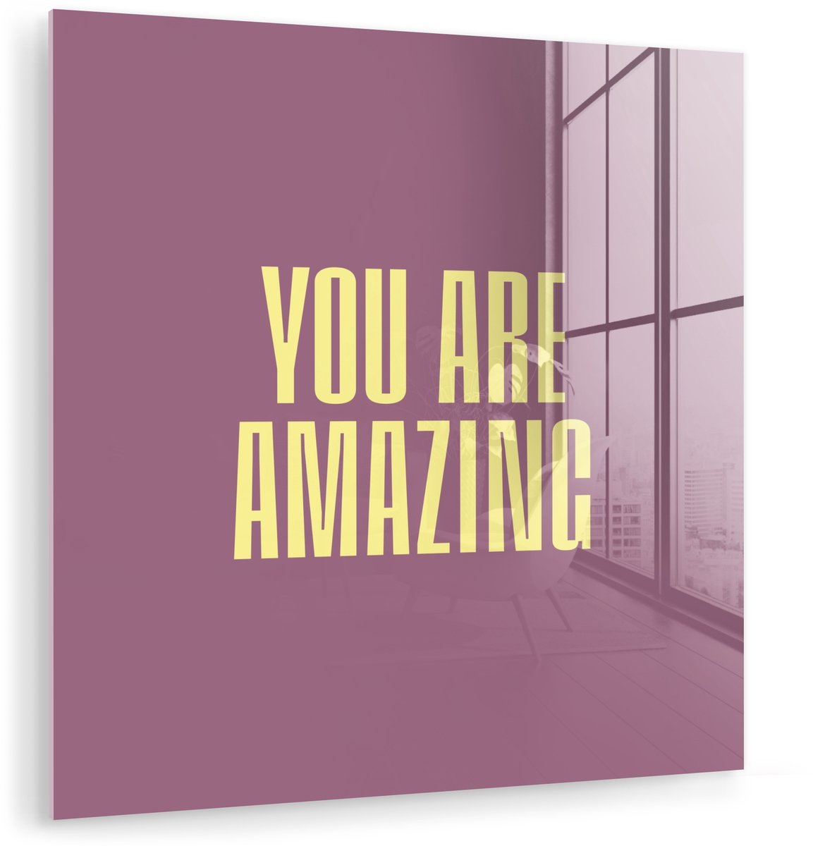 Tekst - Paars - Amazing