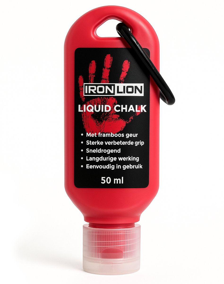 Iron Lion liquid chalk - 50ML - Framboosgeur- Vloeibaar magnesium