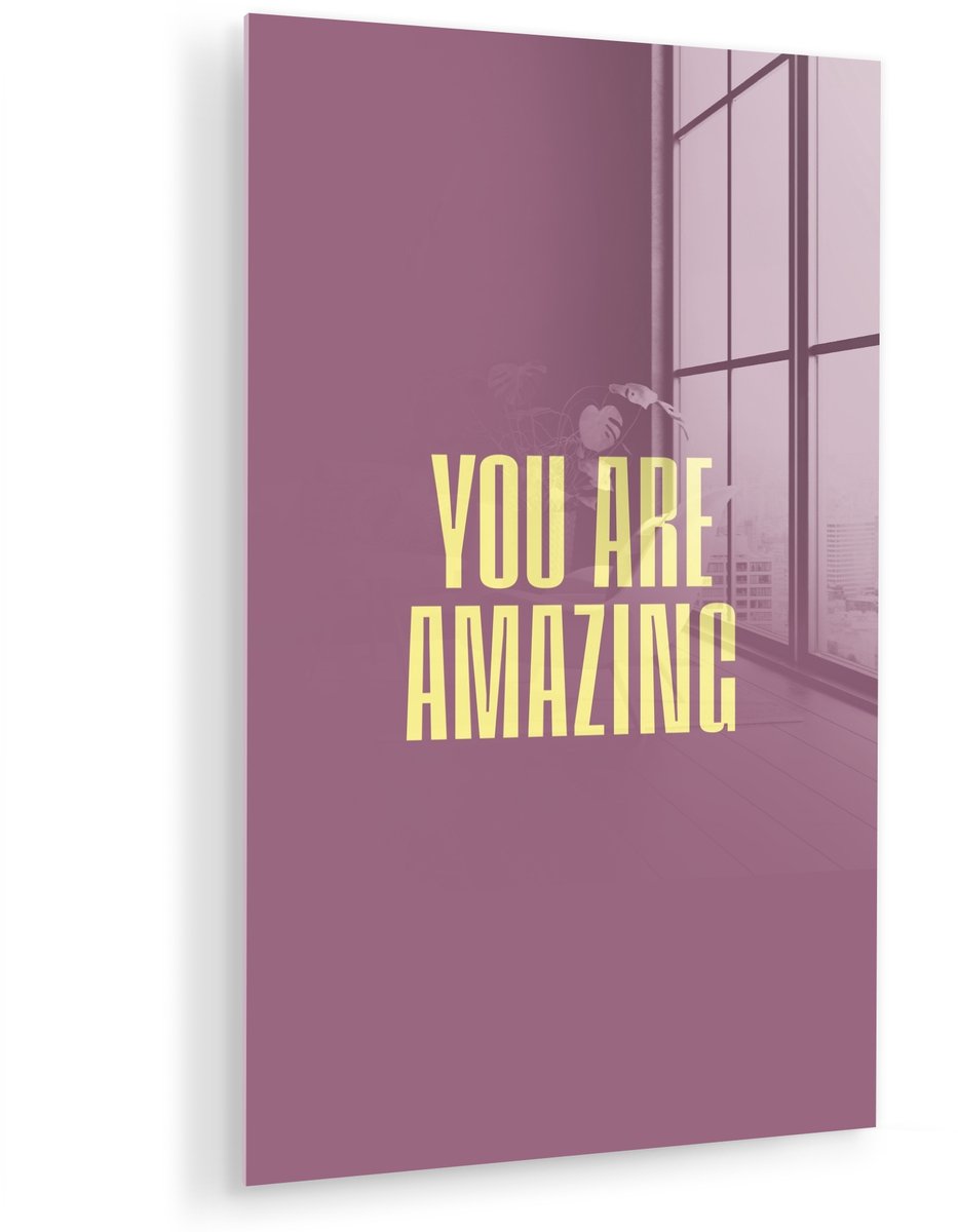 Tekst - Paars - Amazing