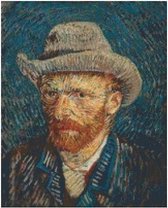 Zelfportret Vincent van Gogh Pixel Mosaic