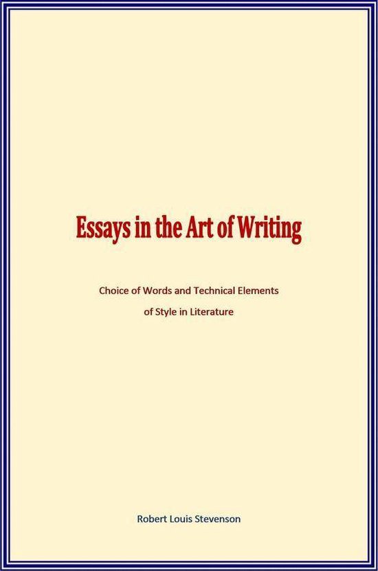 Essays in the Art of Writing - cover
