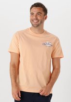 Shiwi Men Liam Regular T-shirt Paradise Polo's & T-shirts Heren - Polo shirt - Oranje - Maat M