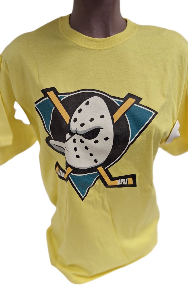 MIGHTY DUCKS - TSHIRT-YELLOW- L