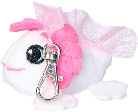 Sleutelhanger, schattig mini-knuffeldier, haas, sleutelhanger voor