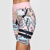 Stronger - Collants Punch Bike - Collants de Sport - Femme - Rose - Taille XL