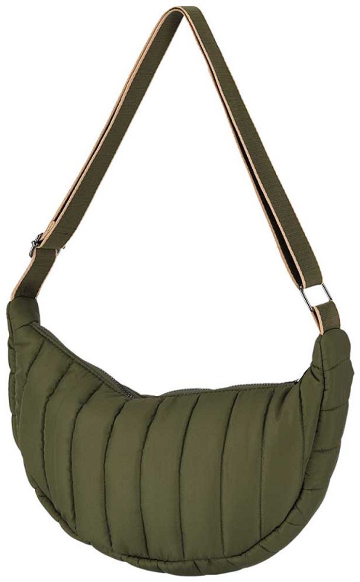 Schoudertasje Effen Khaki