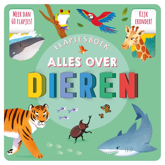 Flapjesboek Alles over dieren - cover