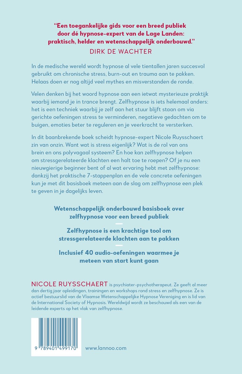 Zelfhypnose werkt - back cover