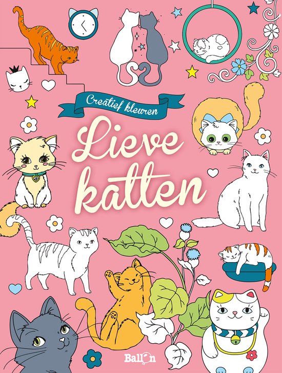 Ballon Media N.v. Creatief Kleuren - Lieve Katten