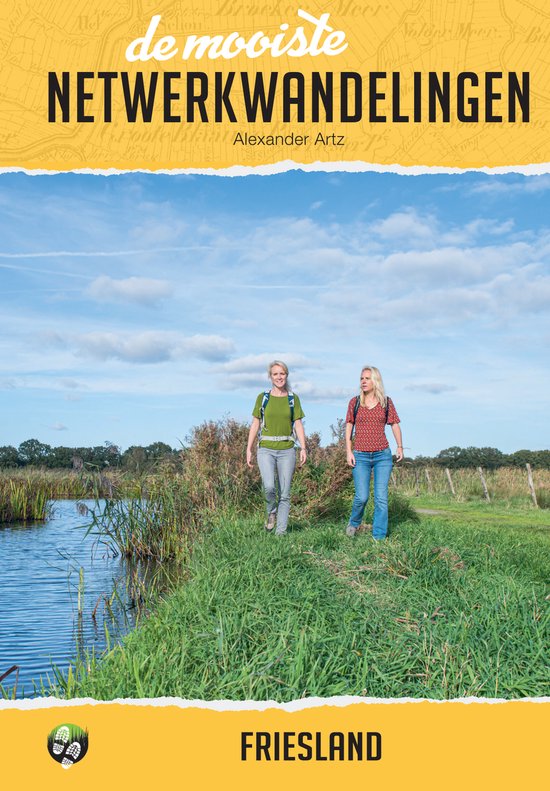 De mooiste netwerkwandelingen: Friesland - cover