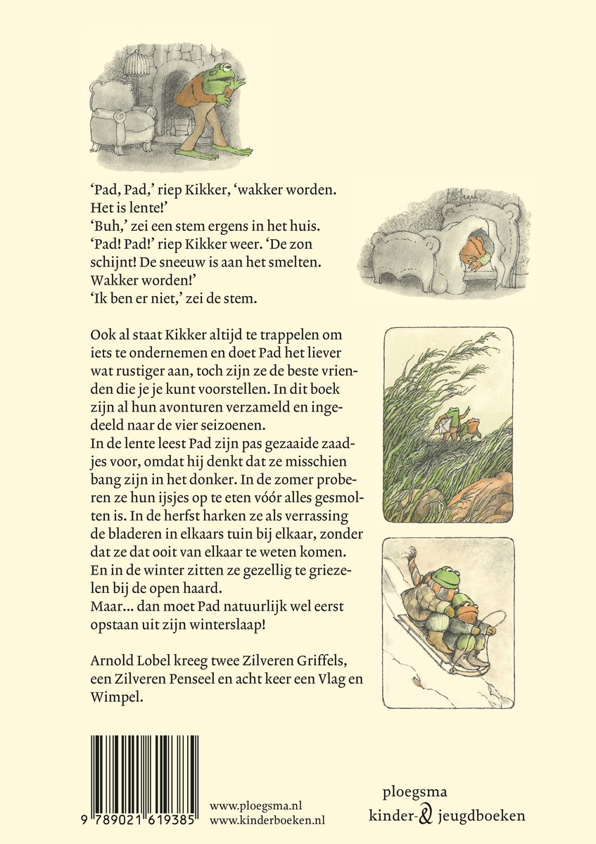 Alle verhalen van Kikker en Pad - back cover