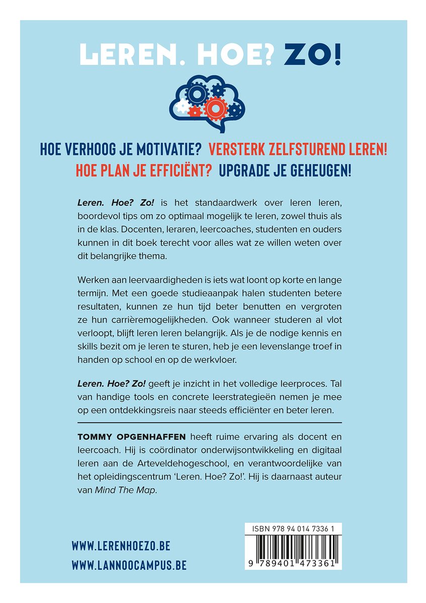 Leren. Hoe? Zo! - back cover