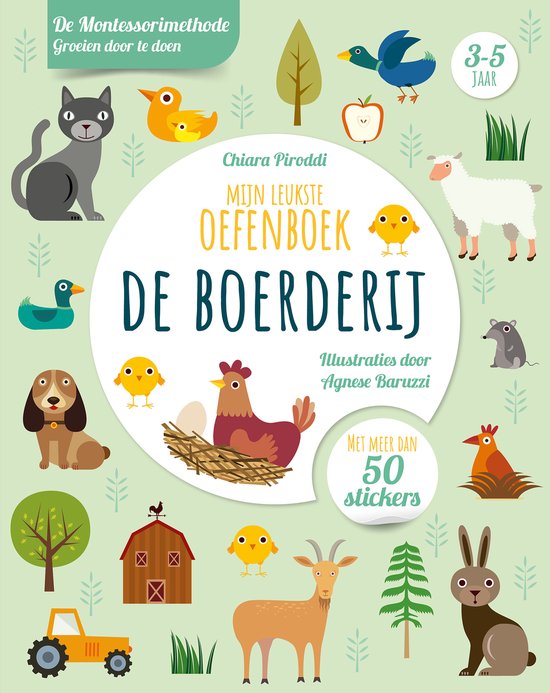 De boerderij - Mijn leukste oefenboek - cover