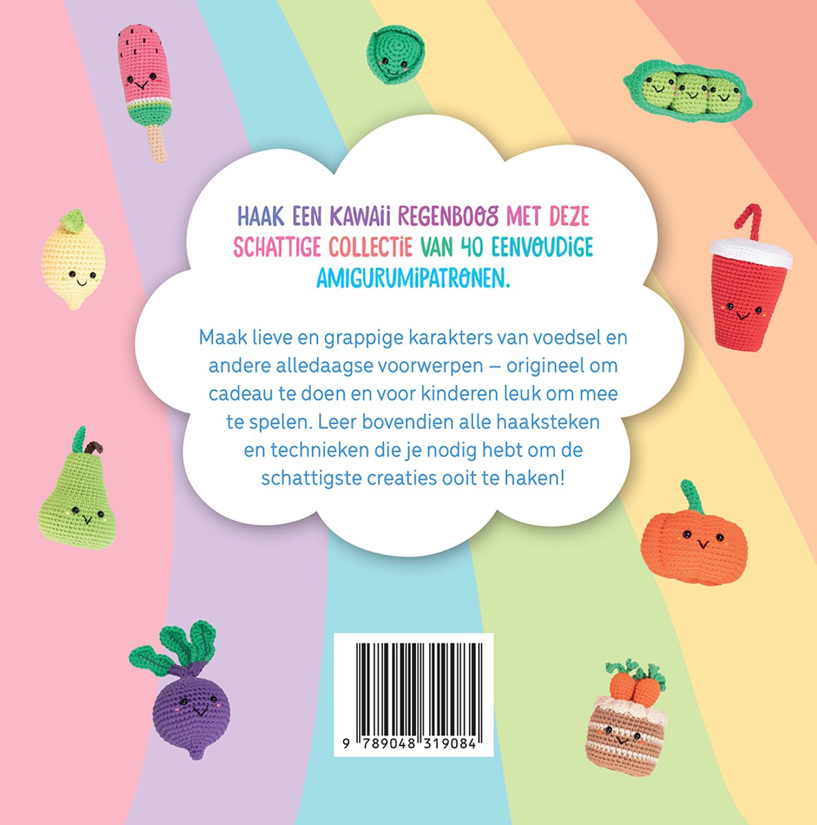 Haaak een kawaii regenboog met deze schattige collectie van 40 eenvoudige amigurumi patronen.