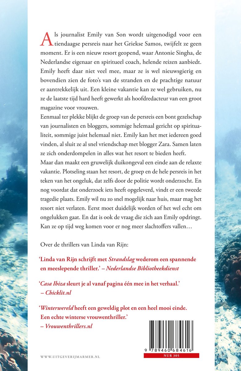 Bloedkoraal - back cover
