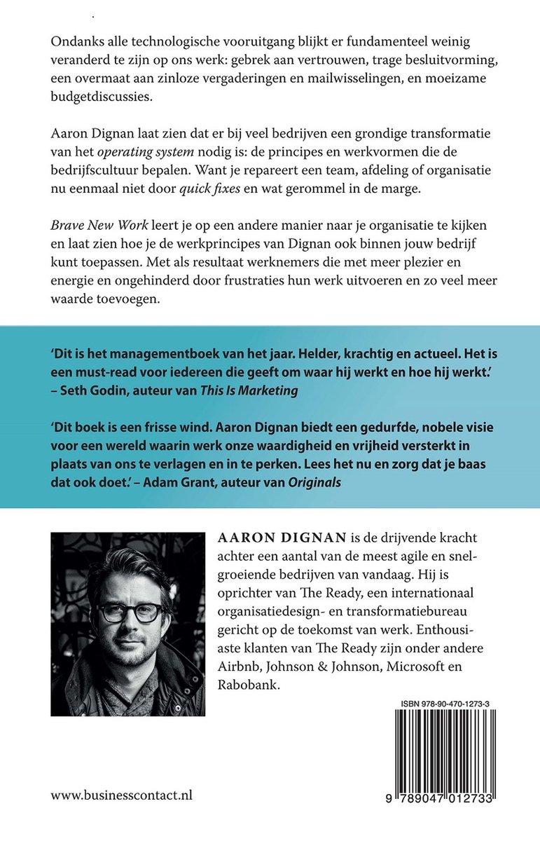 Brave New Work - back cover