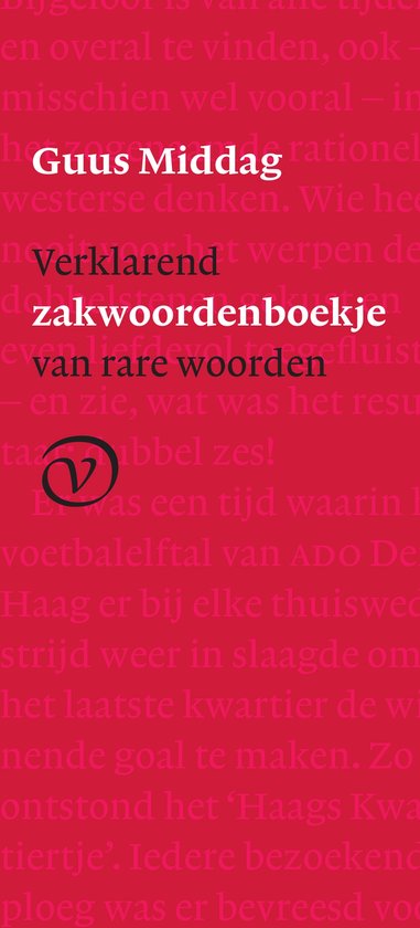 Verklarend zakwoordenboekje van rare woorden - cover