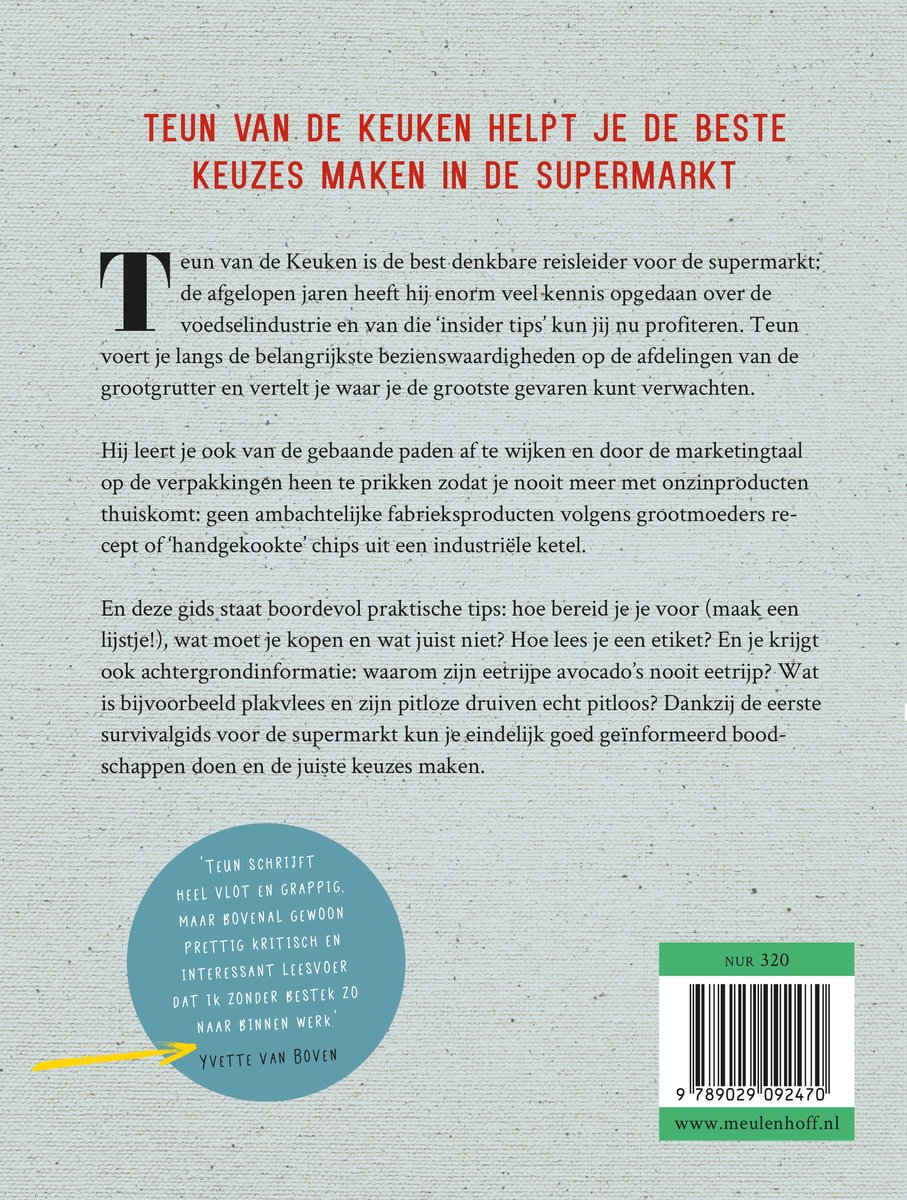 De supermarktsurvivalgids - back cover