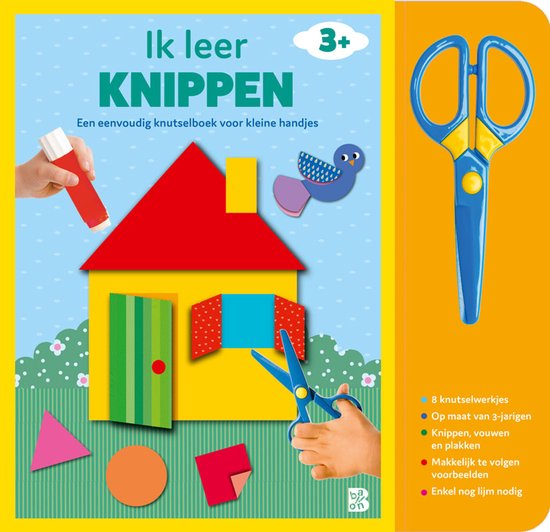Ik leer knippen 1 - Ik leer knippen 3+ (huis) + schaartje - cover