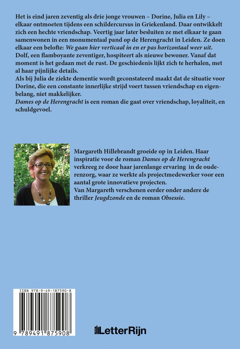 Dames op de Herengracht - back cover