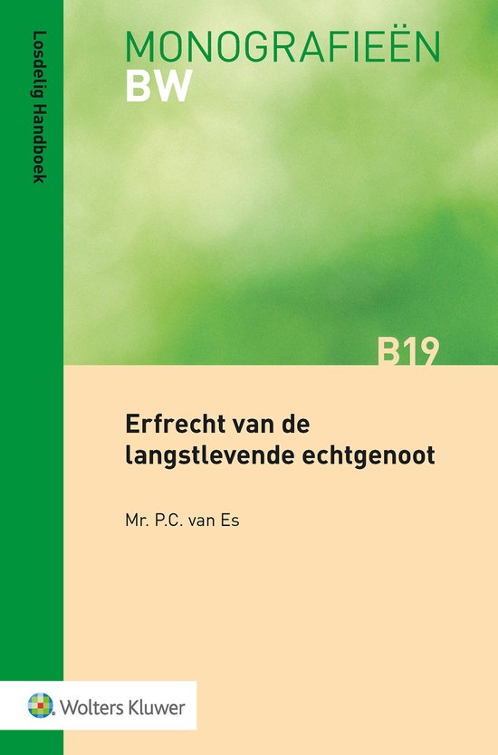 Monografieen BW B19 - Erfrecht van de langstlevende echtgeno ... - cover