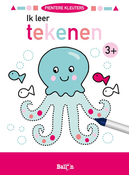 Pientere kleuters 1 - Ik leer tekenen 3+ - cover