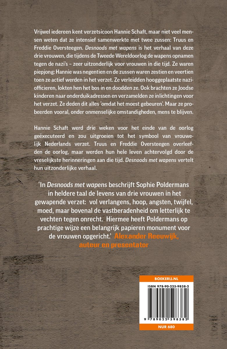 Desnoods met wapens - back cover