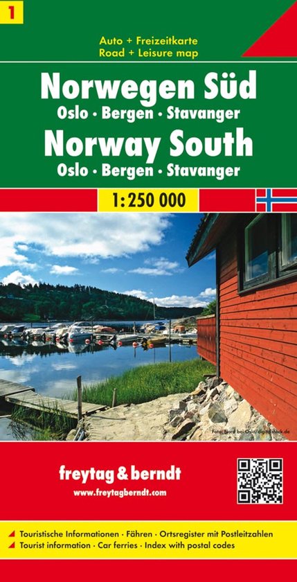 FB Noorwegen blad 1,  Zuid • Oslo • Bergen • Stavanger - cover