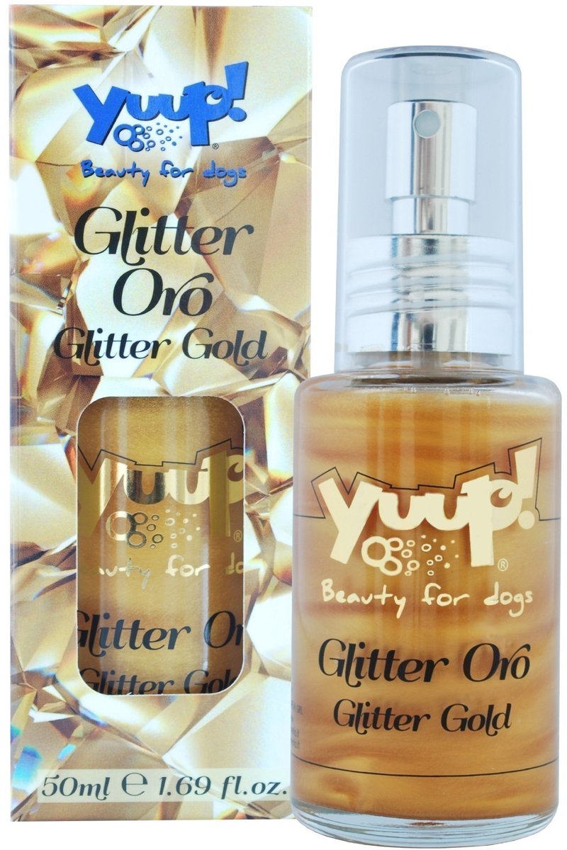 Yuup! fashion glitter gold hondenparfum - Default Title