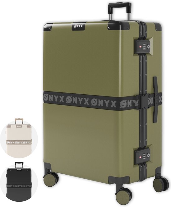 ONYX Check-in koffer 100L – Lichtgewicht – Olive