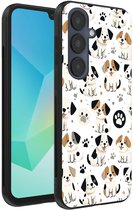 Smartphonica Telefoonhoesje Geschikt voor Samsung Galaxy A16 met honden opdruk - TPU backcover case dog design geschikt voor Samsung Galaxy A16