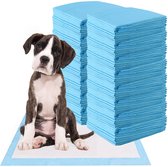 COSTWAY Tapis d'entraînement pour chiens, conception étanche à 5 couches, tapis pour chiots, tapis hygiéniques, tapis jetables, tapis PIPI, tapis d'entraînement pour chiots (150 pièces, 60 x 90 cm)