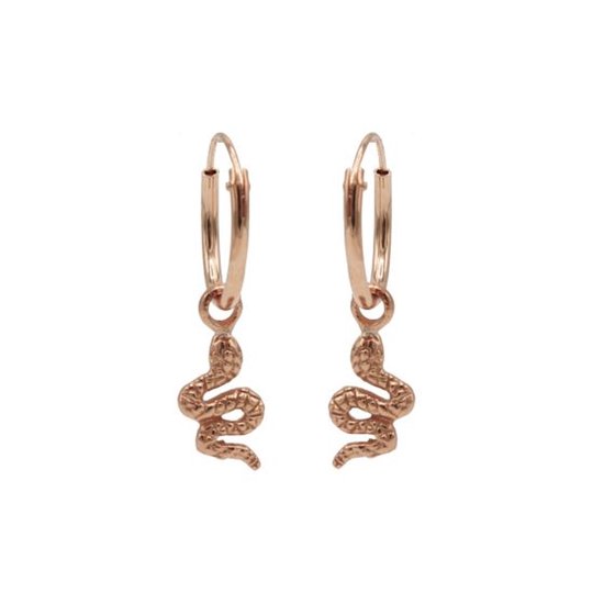 Karma symbols oorbel M1989 snake rosé