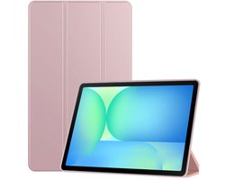 TechNow Hoesje geschikt voor Samsung Galaxy Tab S10 FE / S10 Lite / S9 FE / S9 Hoesje – Extreme Shock Case – Smart Case - Rose