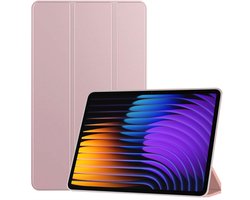 TechNow Hoesje geschikt voor Xiaomi Mi Pad 7 / Mi Pad 7 Pro Hoesje – Extreme Shock Case – Smart Case - Rose